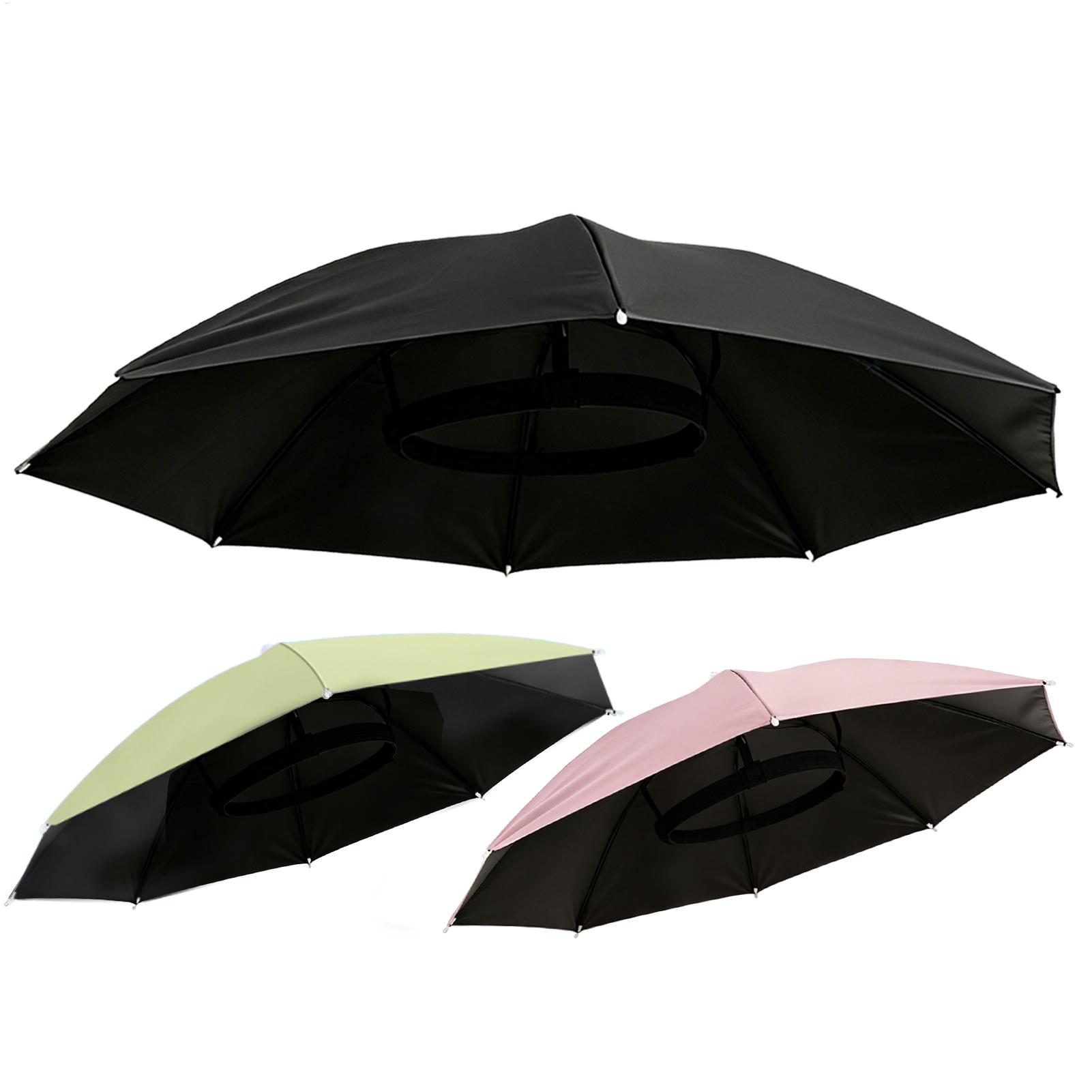 Golf Umbrella - 접이식 우산 모자 방수 핸즈프리 헤드웨어