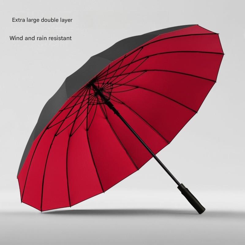 30인치 16개 리브 자동 이중 레이어 골프 우산 롱  - Golf Umbrella 리뷰 및 가격