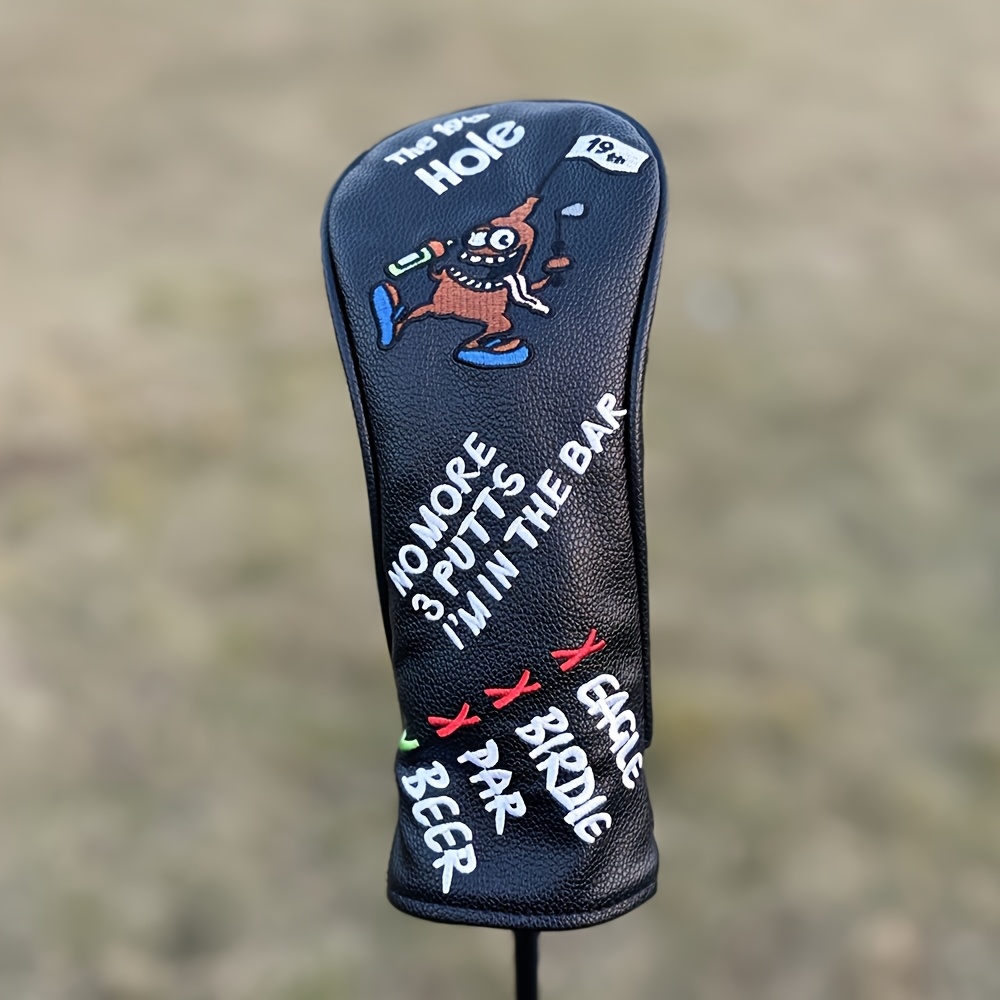 1개/4개입 만화 해적 패턴 골프 헤드커버, 부드러운  - Golf Driver 리뷰 및 가격