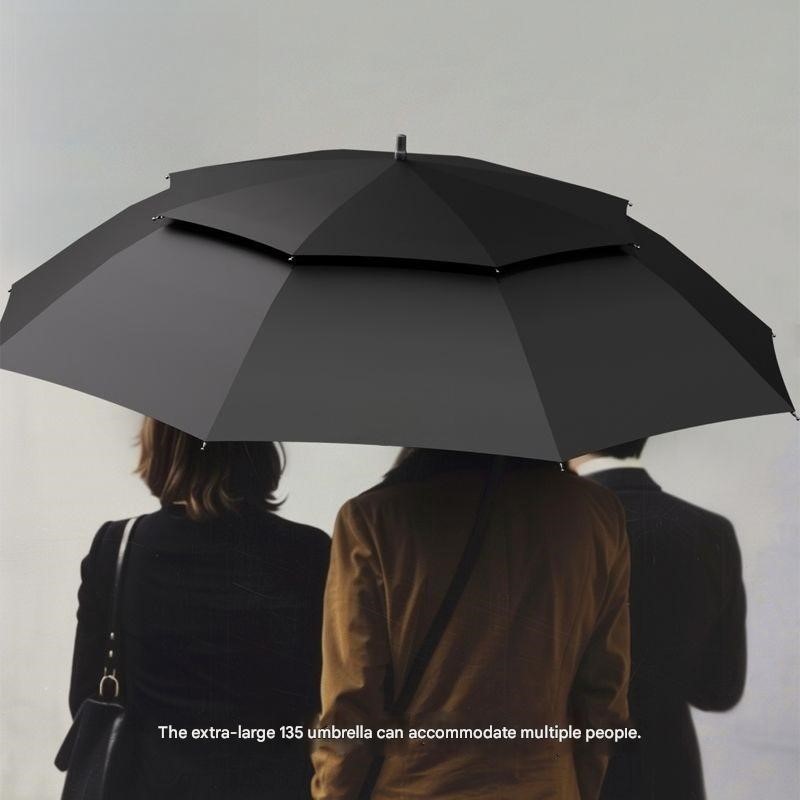고급형 반자동 롱 스트레이트 핸들 우산 이중 레이어 방 - Golf Umbrella 리뷰 및 가격