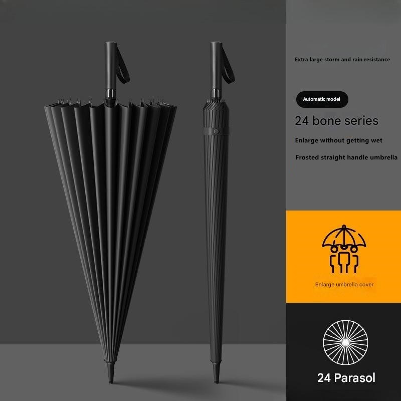 24본 긴 손잡이 우산 확대형 두꺼워진 강화된 폭풍 저 - Golf Umbrella 리뷰 및 가격