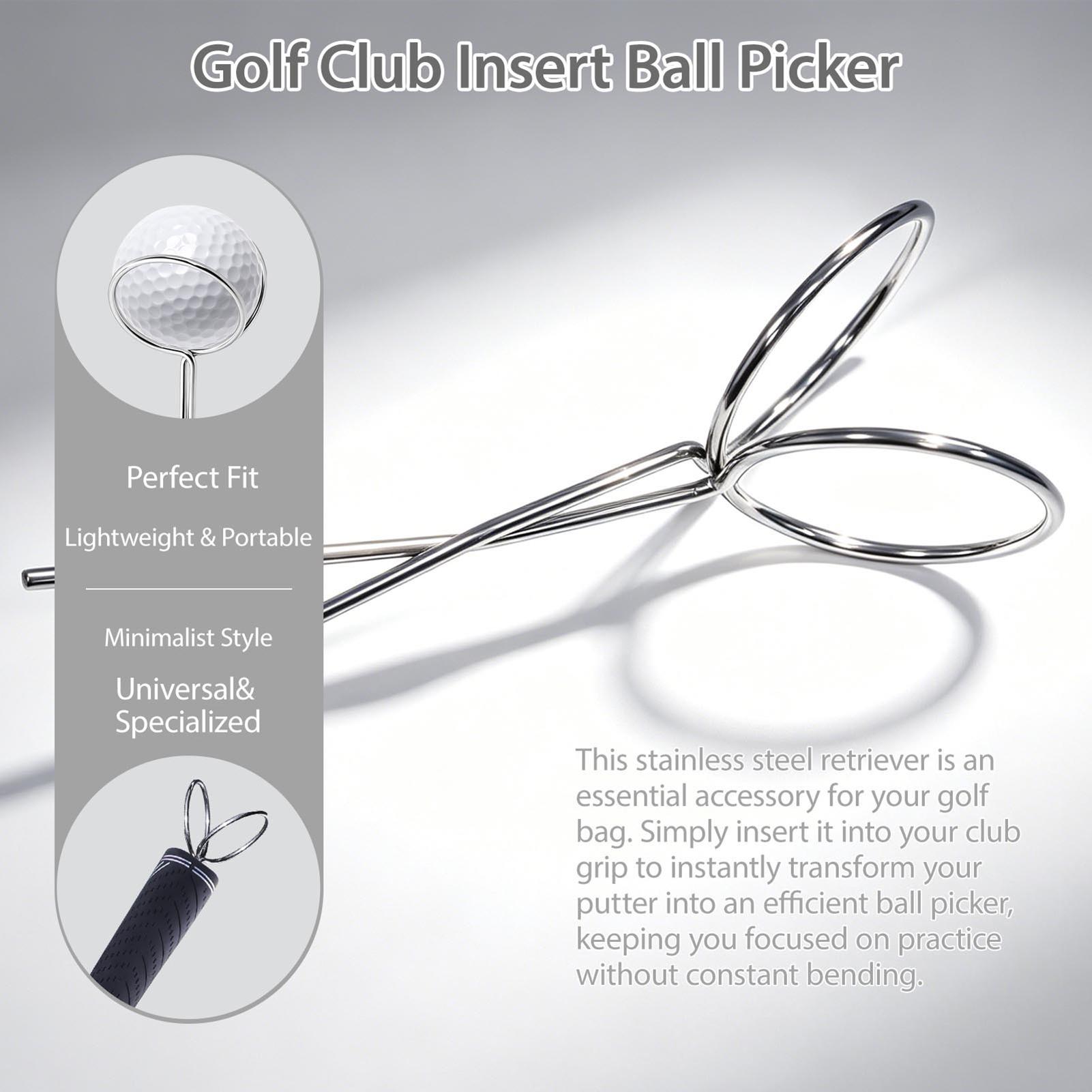 골프 공 리트리버 휴대용 삽입형 캐처 스테인레스 퍼터  - Golf Putter 리뷰 및 가격